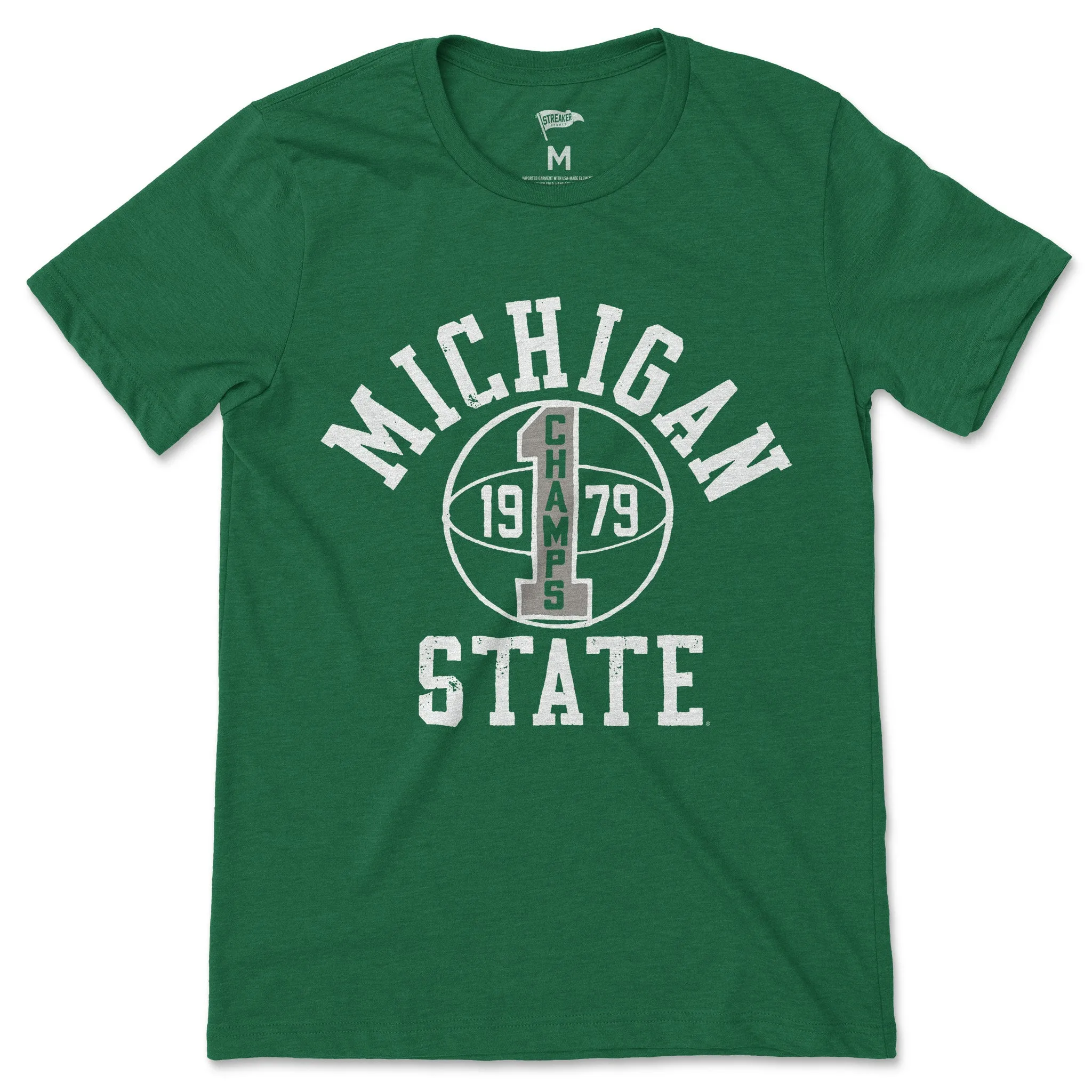 Michigan State Vintage 1979 Basketball Champs Tee sold by Streaker Sports