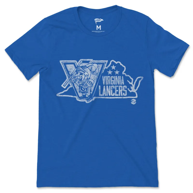 1983 Virginia Lancers Tee sold by Streaker Sports