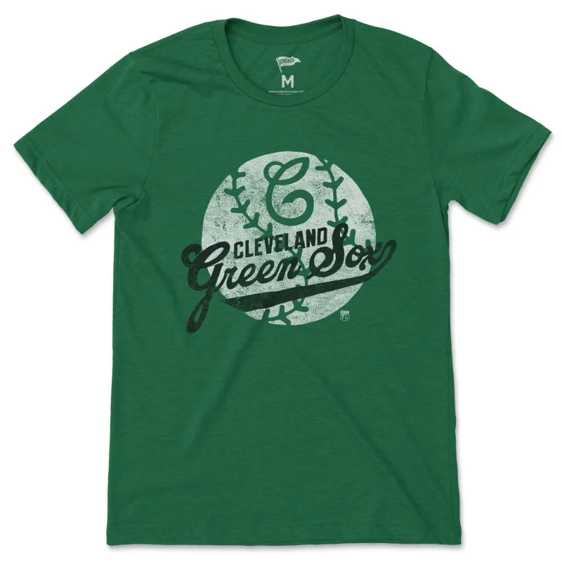 1913 Cleveland Green Sox Tee sold by Streaker Sports