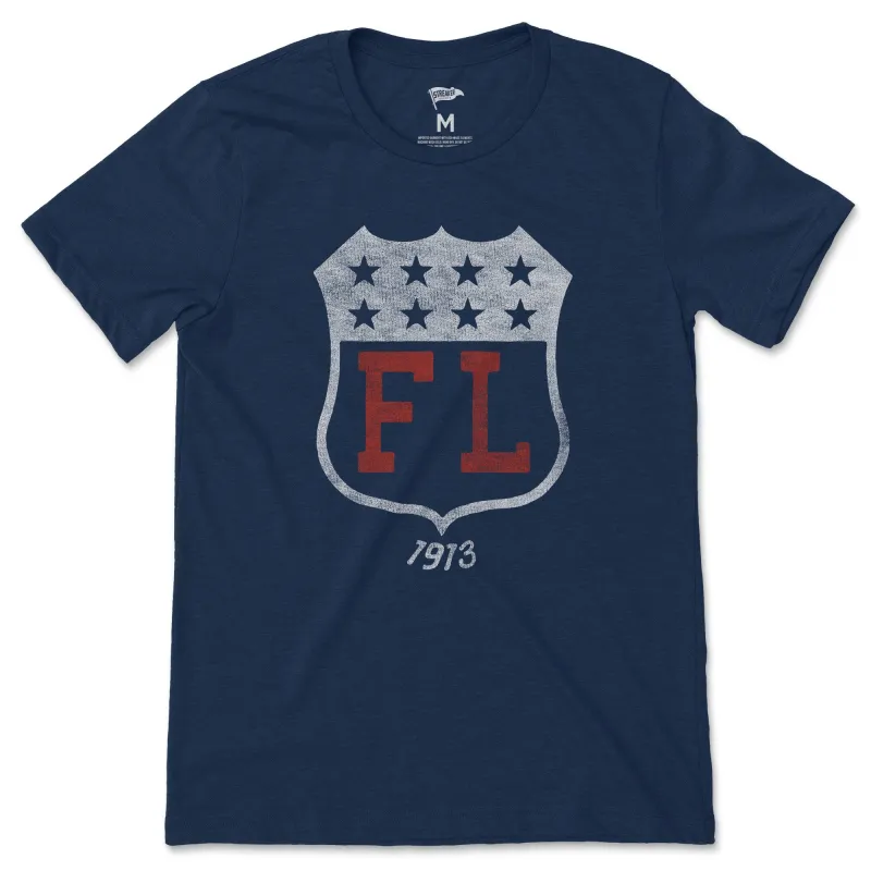 1913 Federal League Crest Tee sold by Streaker Sports