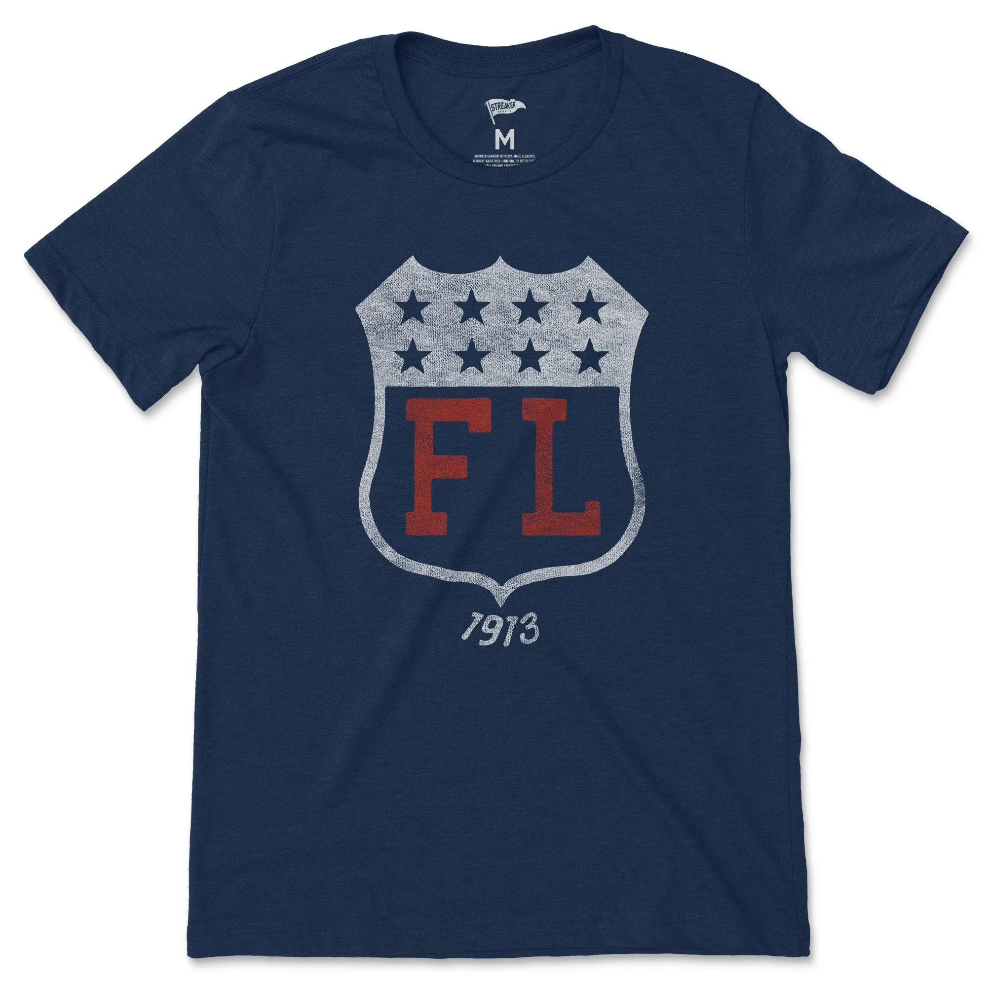 1913 Federal League Crest Tee sold by Streaker Sports