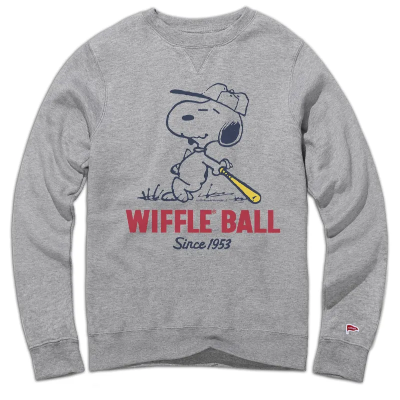 Peanuts x Wiffle Ball Snoopy Crewneck made by Streaker Sports
