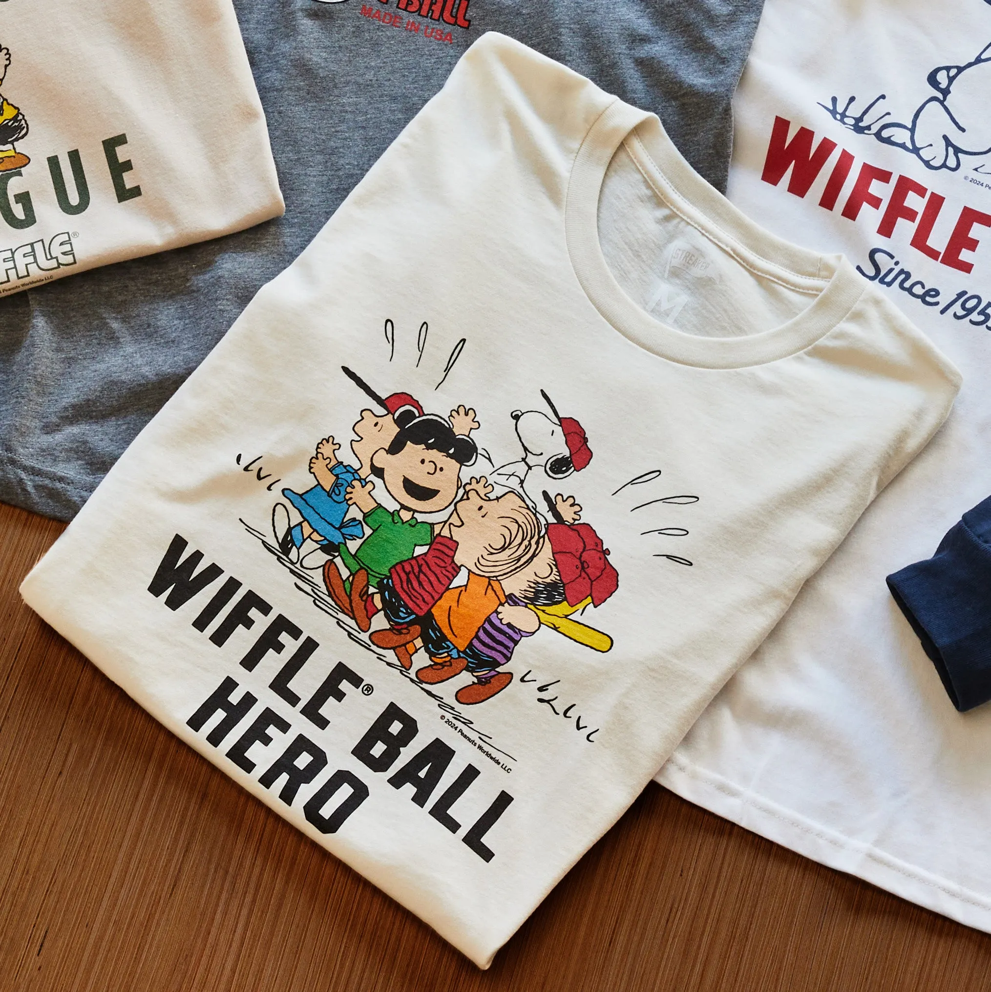 Peanuts x Wiffle Ball Hero Tee sold by Streaker Sports product image thumbnail 2