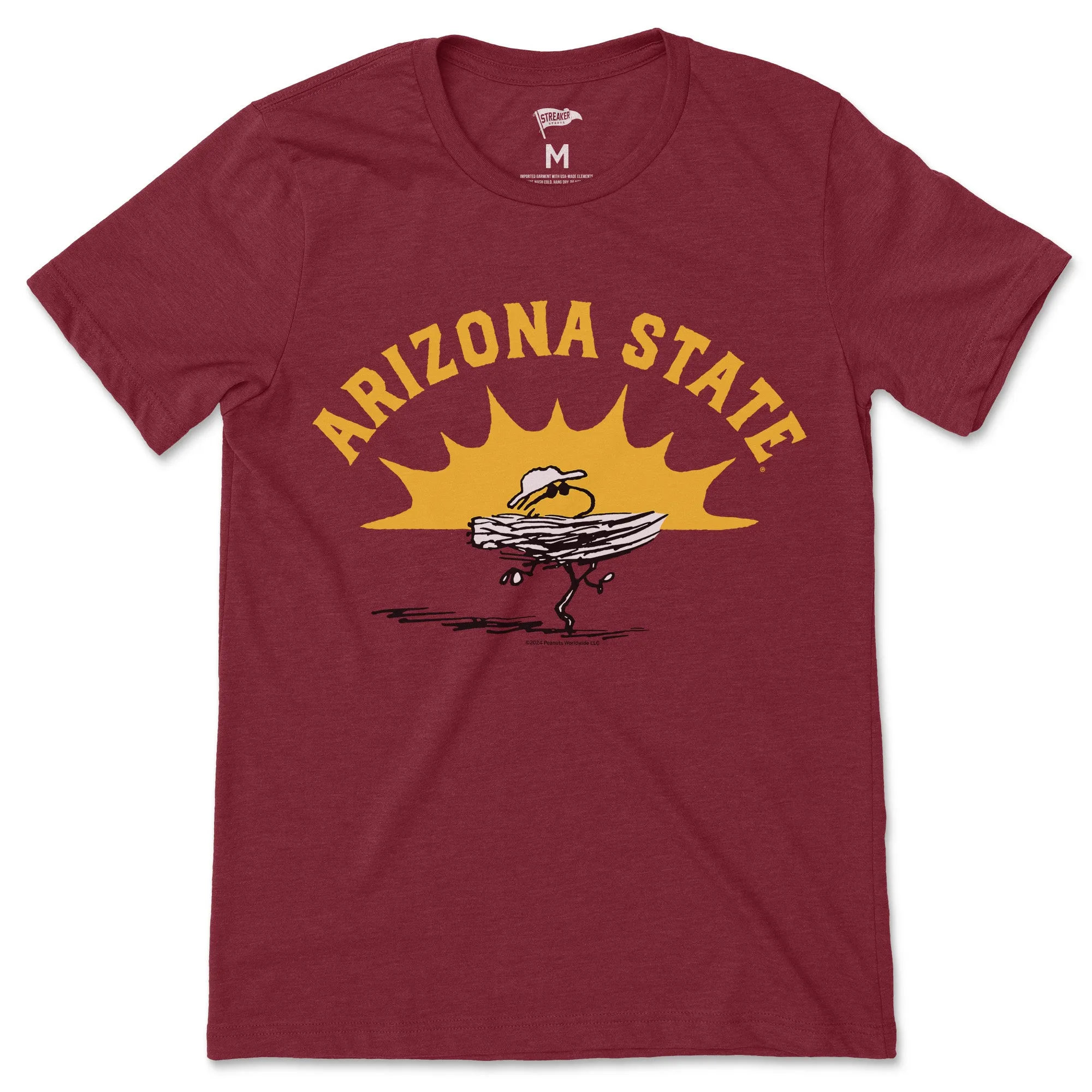 Peanuts x Arizona State Woodstock Chill Tee sold by Streaker Sports