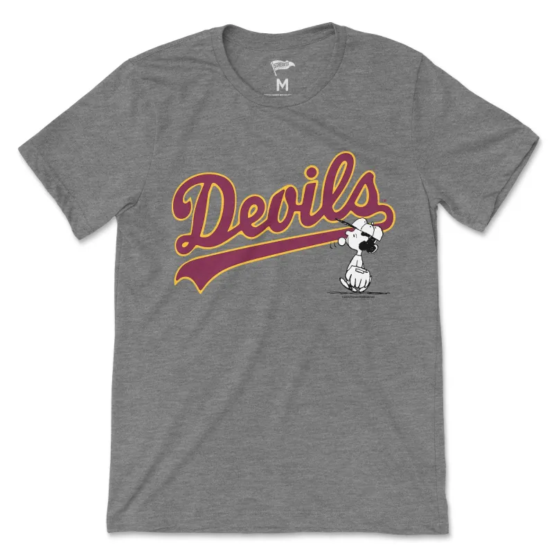 Peanuts x Arizona State Lucy Outfield Tee sold by Streaker Sports