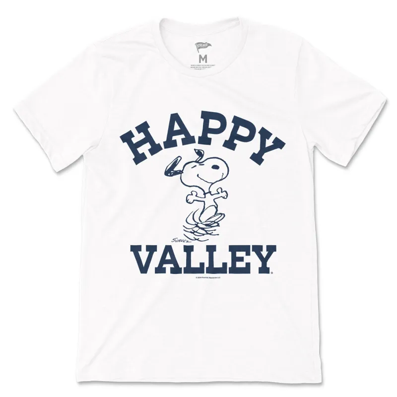 Peanuts x Penn State Happy Valley Tee sold by Streaker Sports