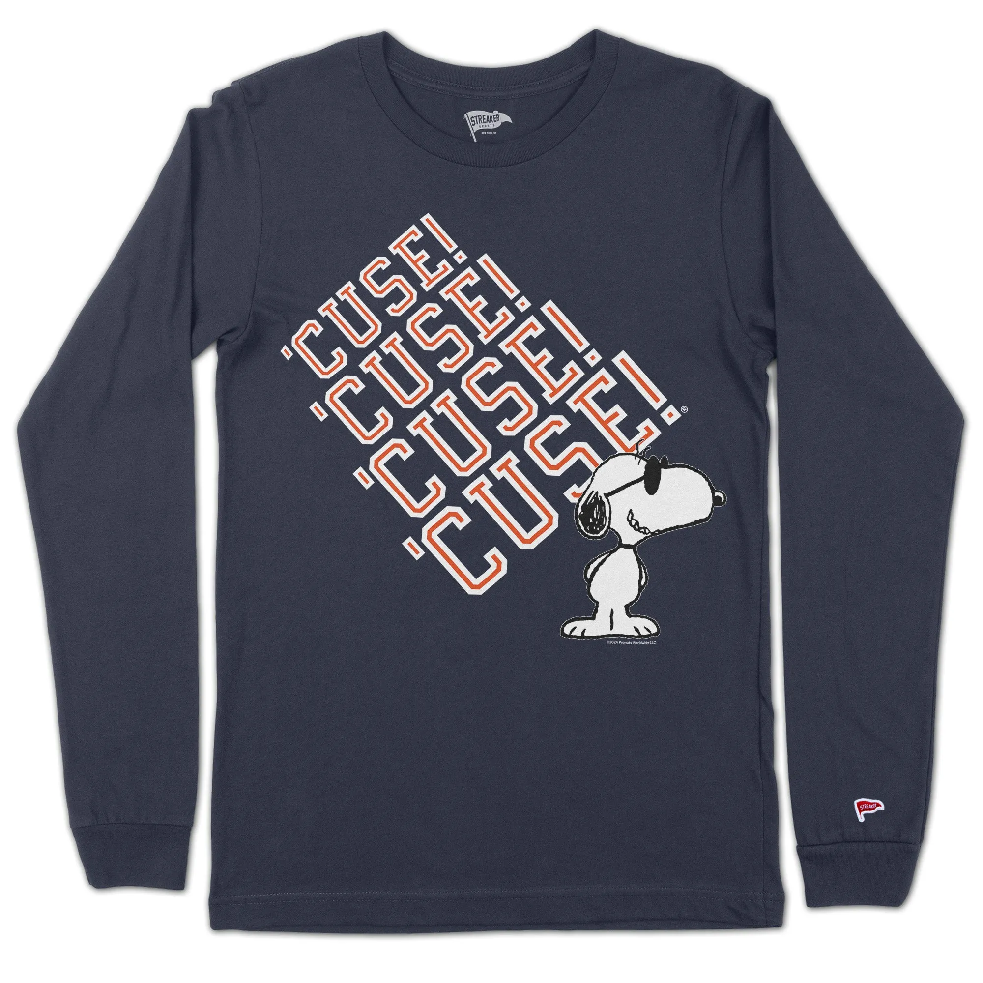 Peanuts x Syracuse Joe College Long Sleeve sold by Streaker Sports