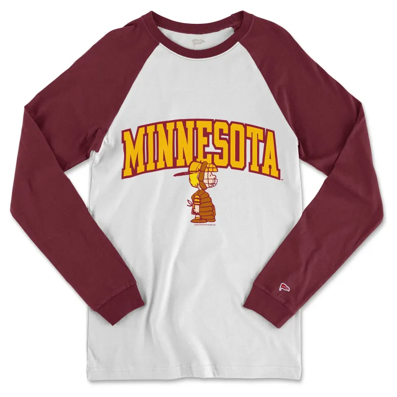 Peanuts x Minnesota Schroeder Baseball Shirt sold by Streaker Sports