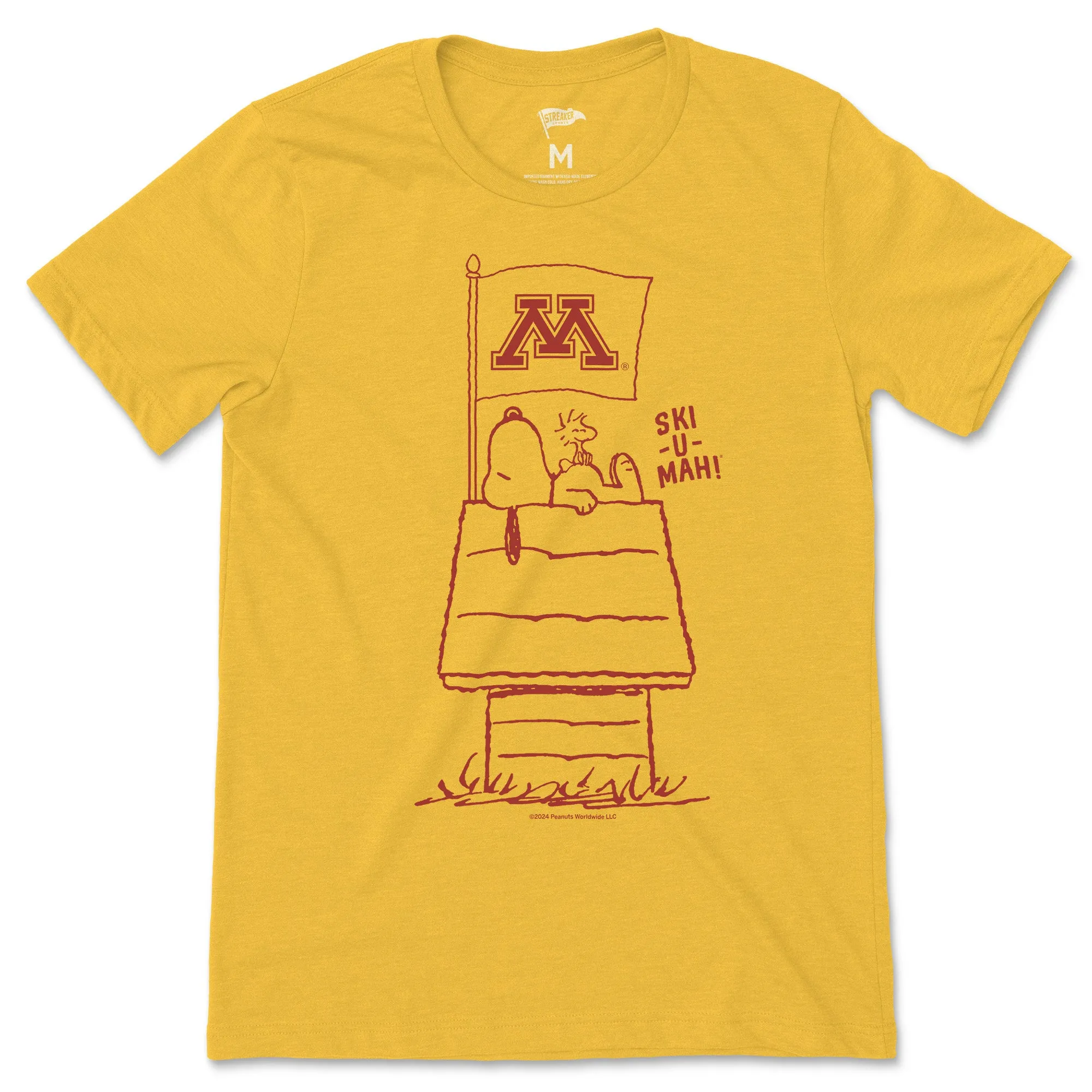 Peanuts x Minnesota Home Game Tee sold by Streaker Sports