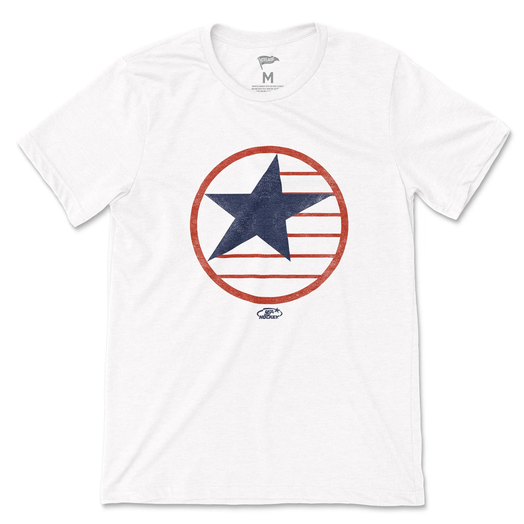USA Hockey Retro Star Logo Tee sold by Streaker Sports