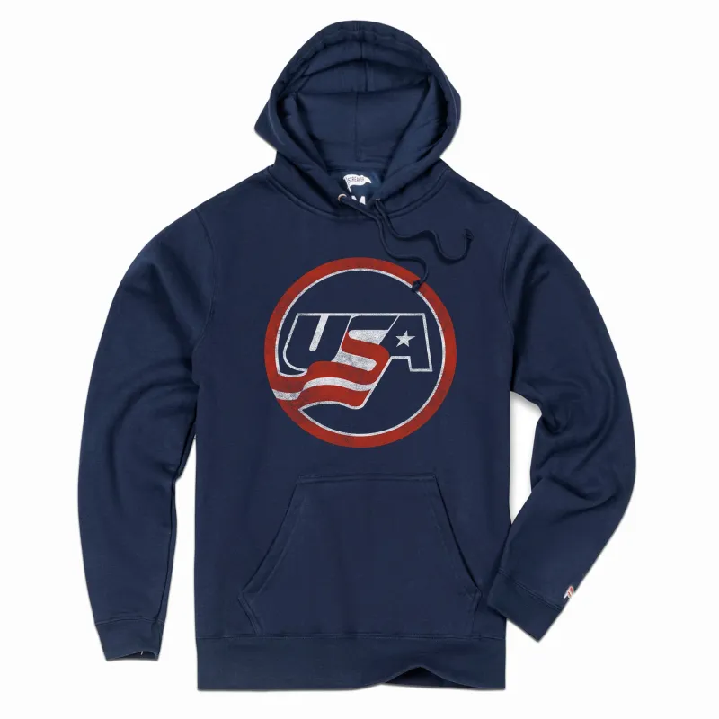 USA Hockey Retro Alternate Crest Hoodie sold by Streaker Sports
