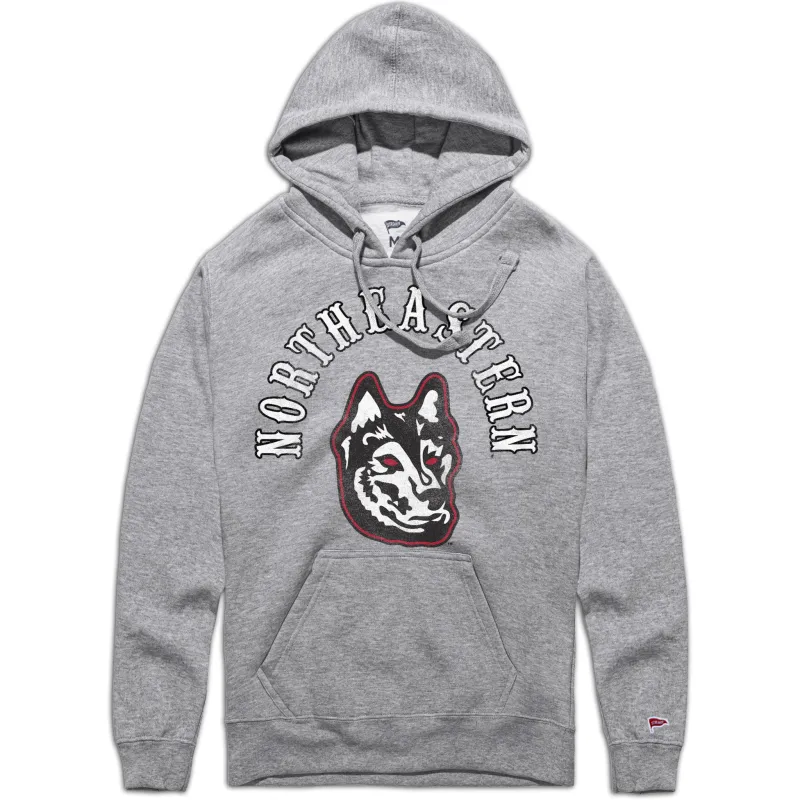 Northeastern Vintage Crest Hockey Hoodie sold by Streaker Sports