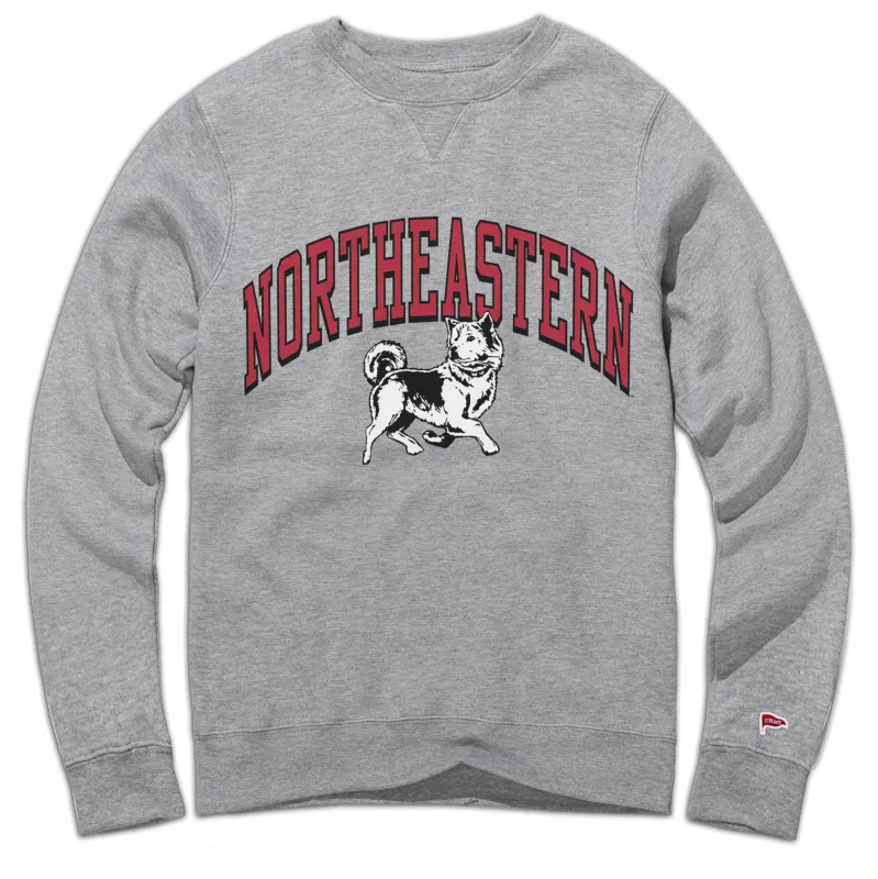 Northeastern Vintage Husky Crewneck Sweatshirt sold by Streaker Sports