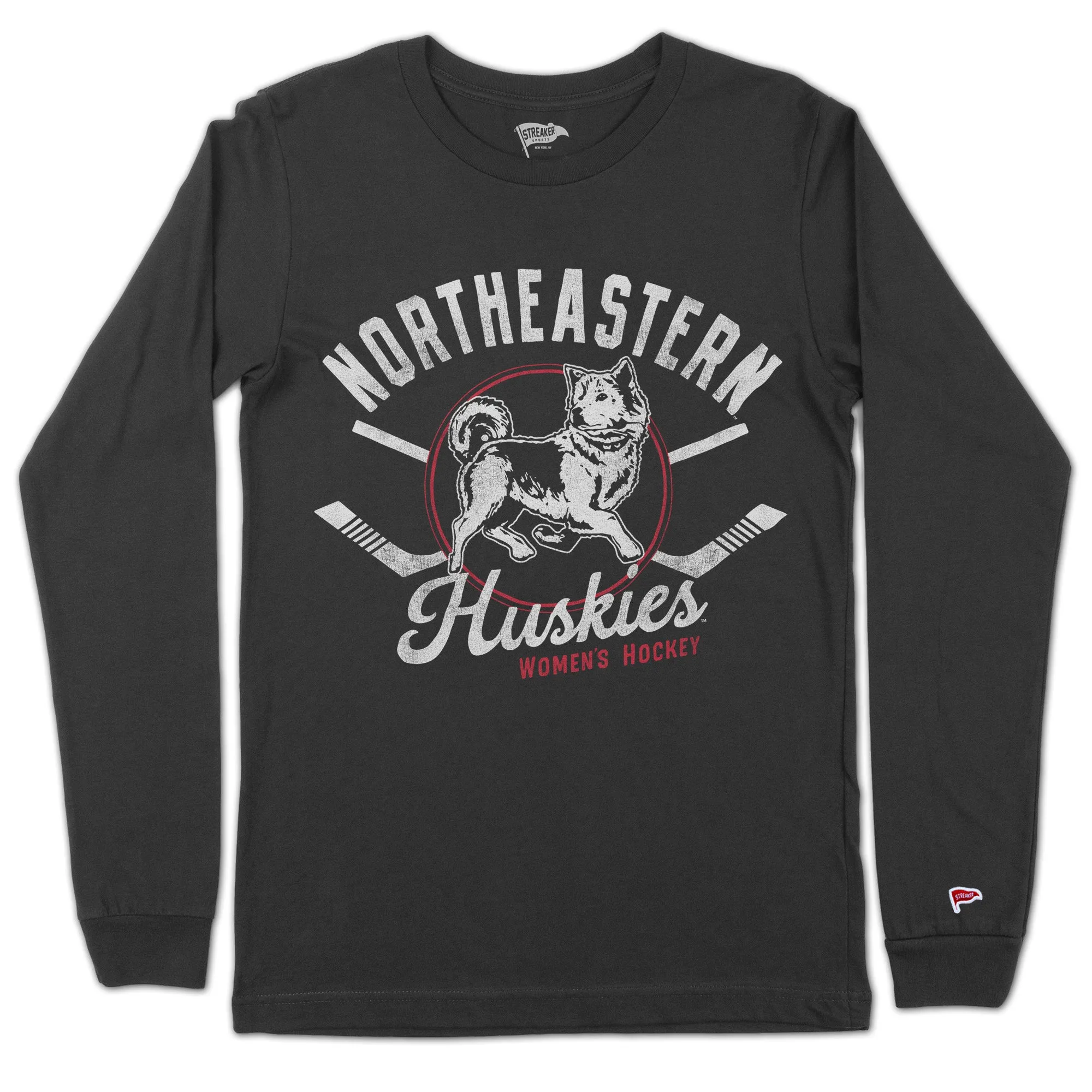 Northeastern Vintage Womens Hockey Long Sleeve sold by Streaker Sports