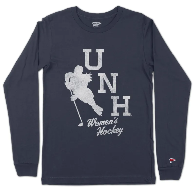 UNH Vintage Womens Hockey Long Sleeve sold by Streaker Sports