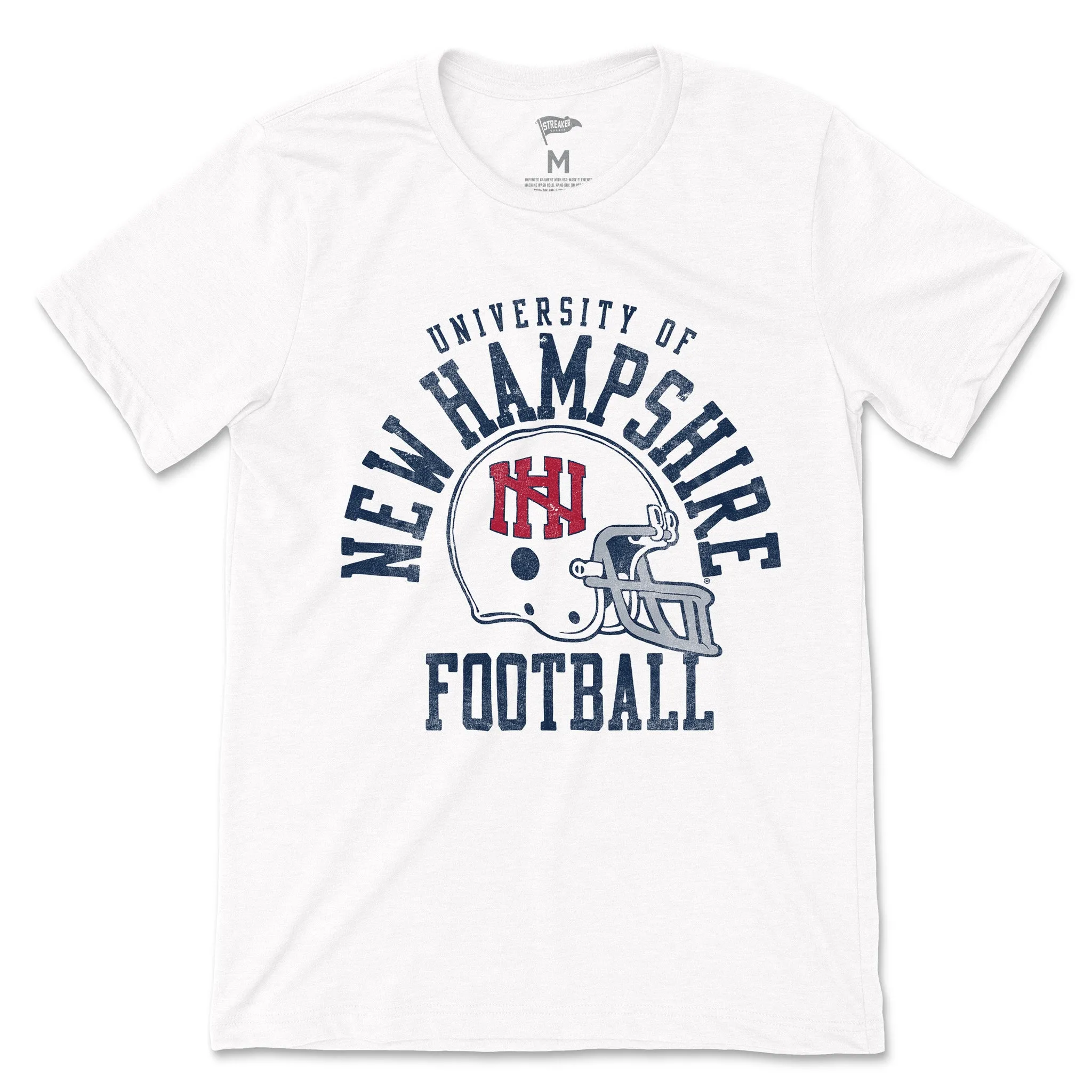 UNH Vintage Football Tee sold by Streaker Sports