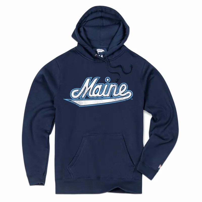 Maine Script Hoodie sold by Streaker Sports
