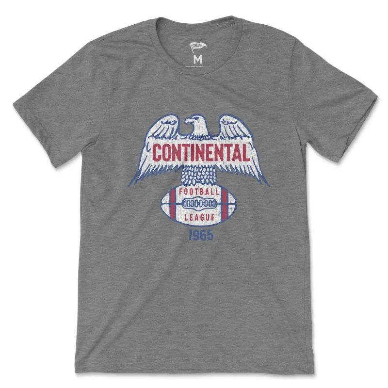 1965 Continental Football League Logo Tee sold by Streaker Sports