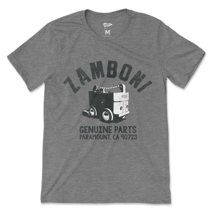 Zamboni Genuine Parts Tee sold by Streaker Sports