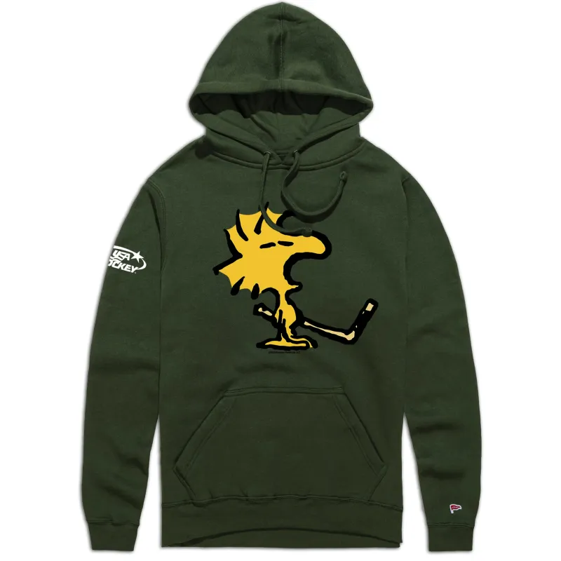 Peanuts x USA Hockey Woodstock Hoodie sold by Streaker Sports