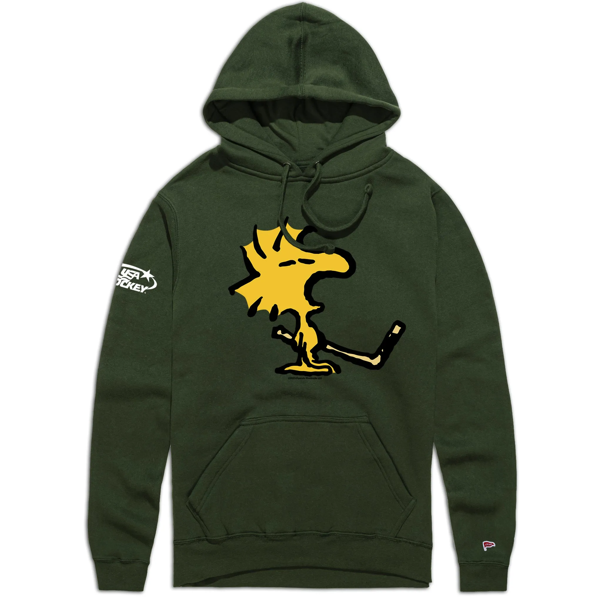 Peanuts x USA Hockey Woodstock Hoodie sold by Streaker Sports