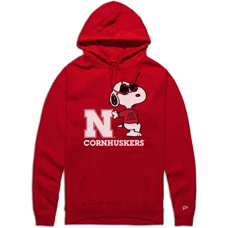 Peanuts x Nebraska Joe Cool Hoodie sold by Streaker Sports