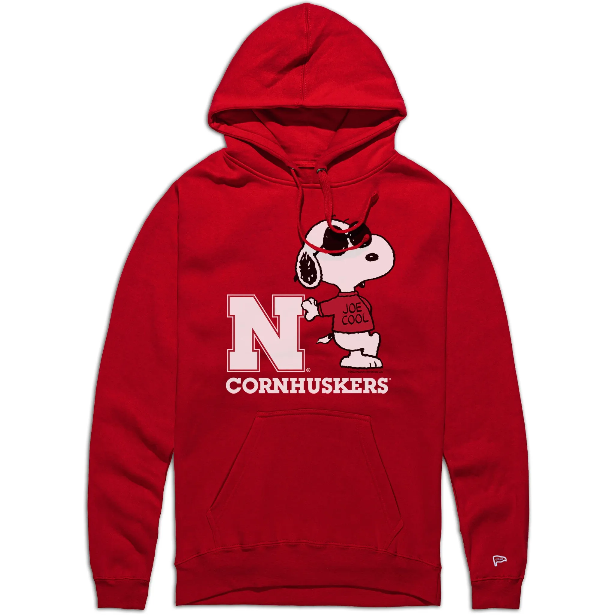 Peanuts x Nebraska Joe Cool Hoodie sold by Streaker Sports