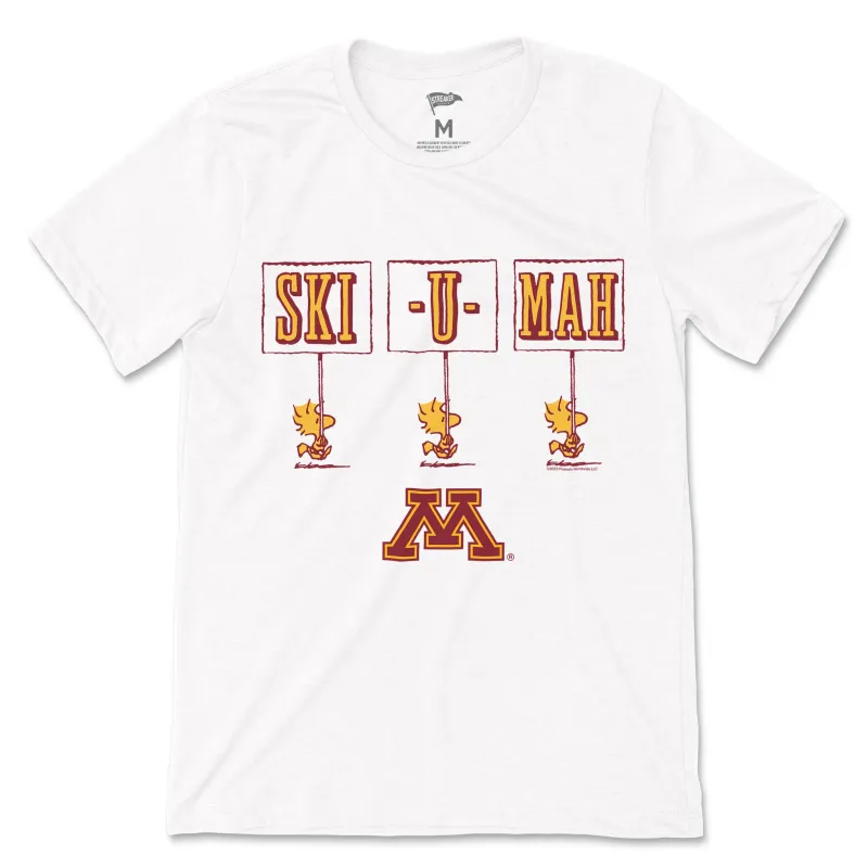 Peanuts x Minnesota Gameday Tee sold by Streaker Sports