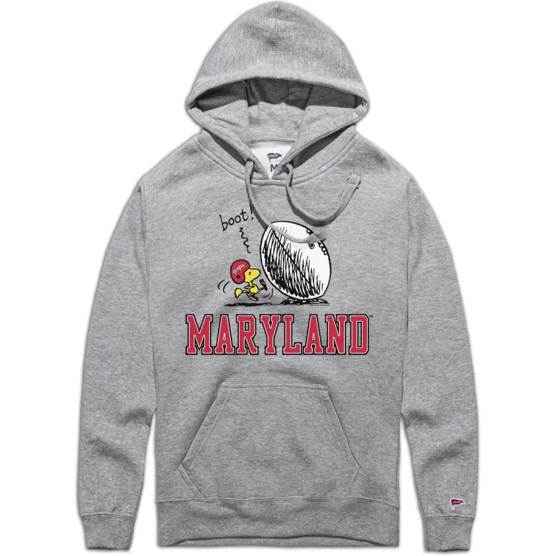 Peanuts x Maryland Woodstock Football Hoodie sold by Streaker Sports