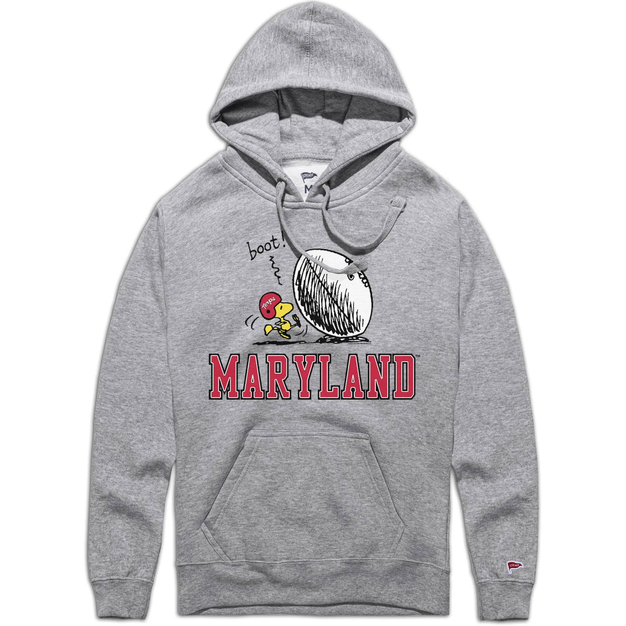 Peanuts x Maryland Woodstock Football Hoodie sold by Streaker Sports