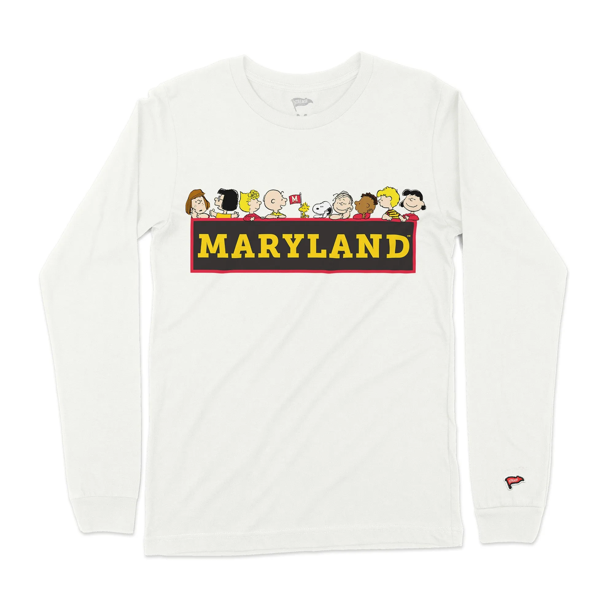 Peanuts x Maryland The Gang Long Sleeve sold by Streaker Sports