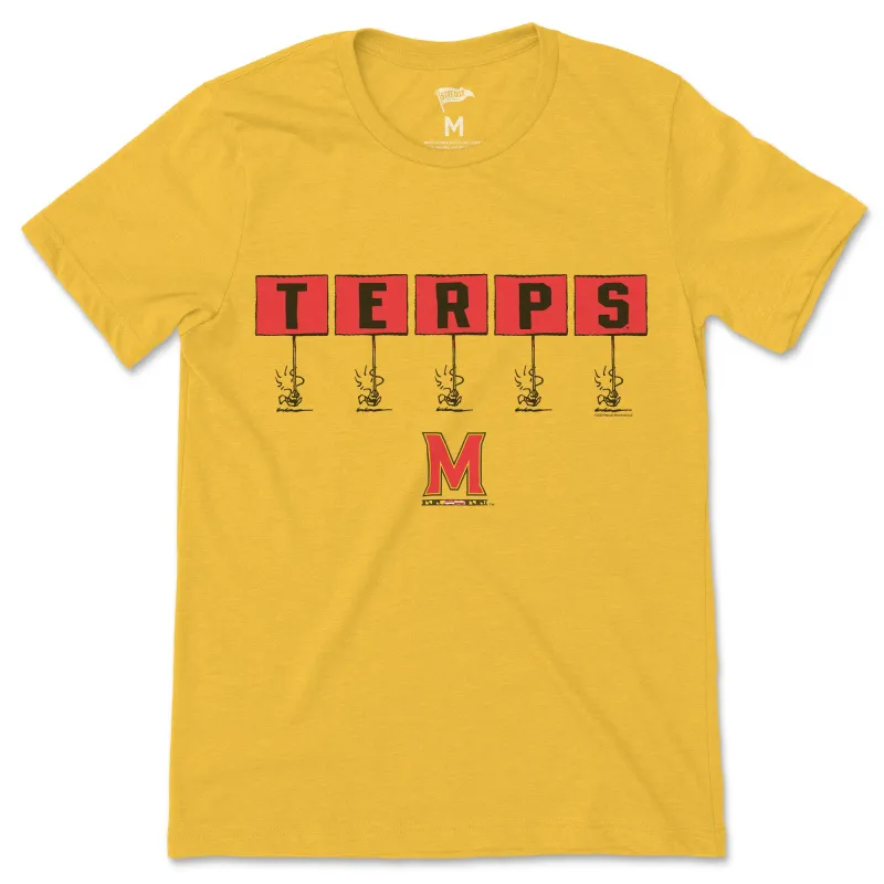 Peanuts x Maryland Gameday Tee sold by Streaker Sports