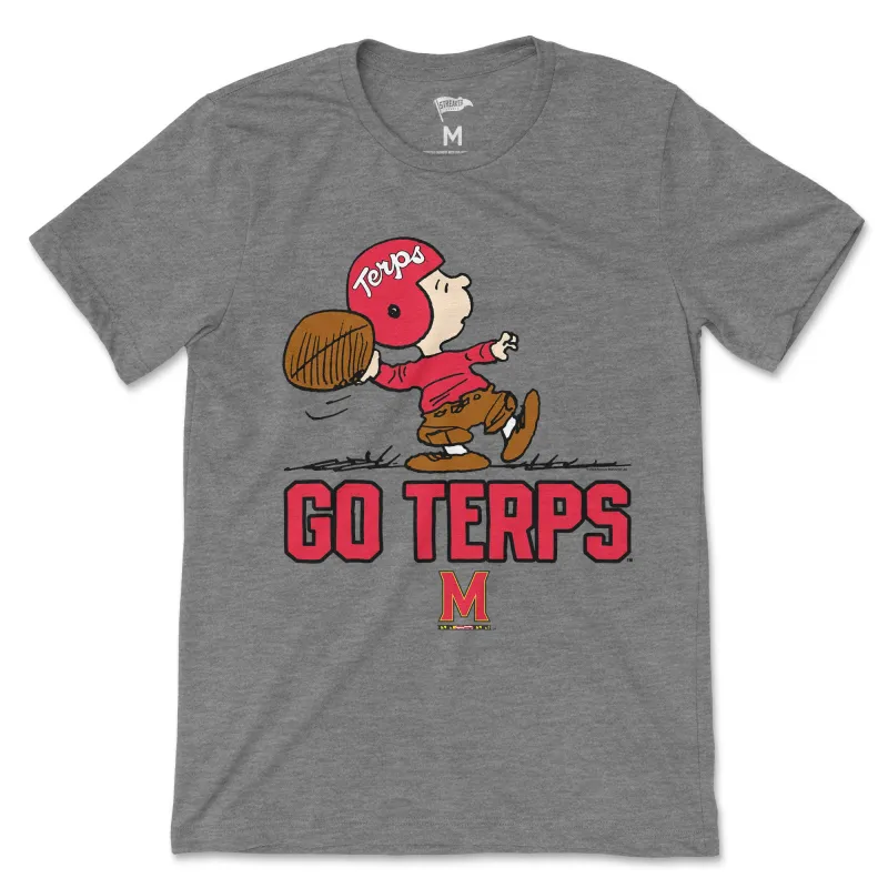 Peanuts x Maryland Quarterback Tee sold by Streaker Sports