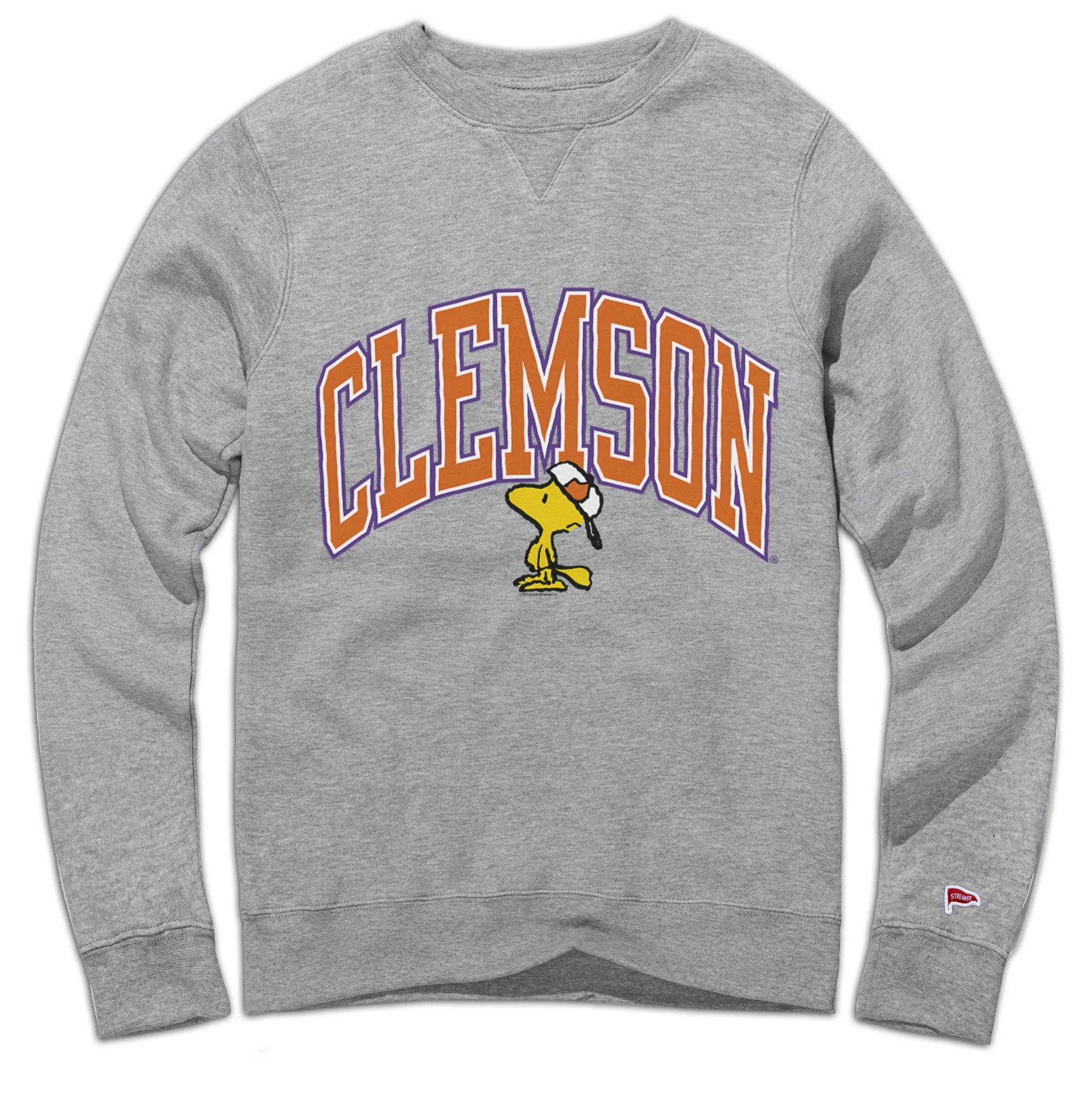 Peanuts x Clemson Woodstock Crewneck Sweatshirt sold by Streaker Sports