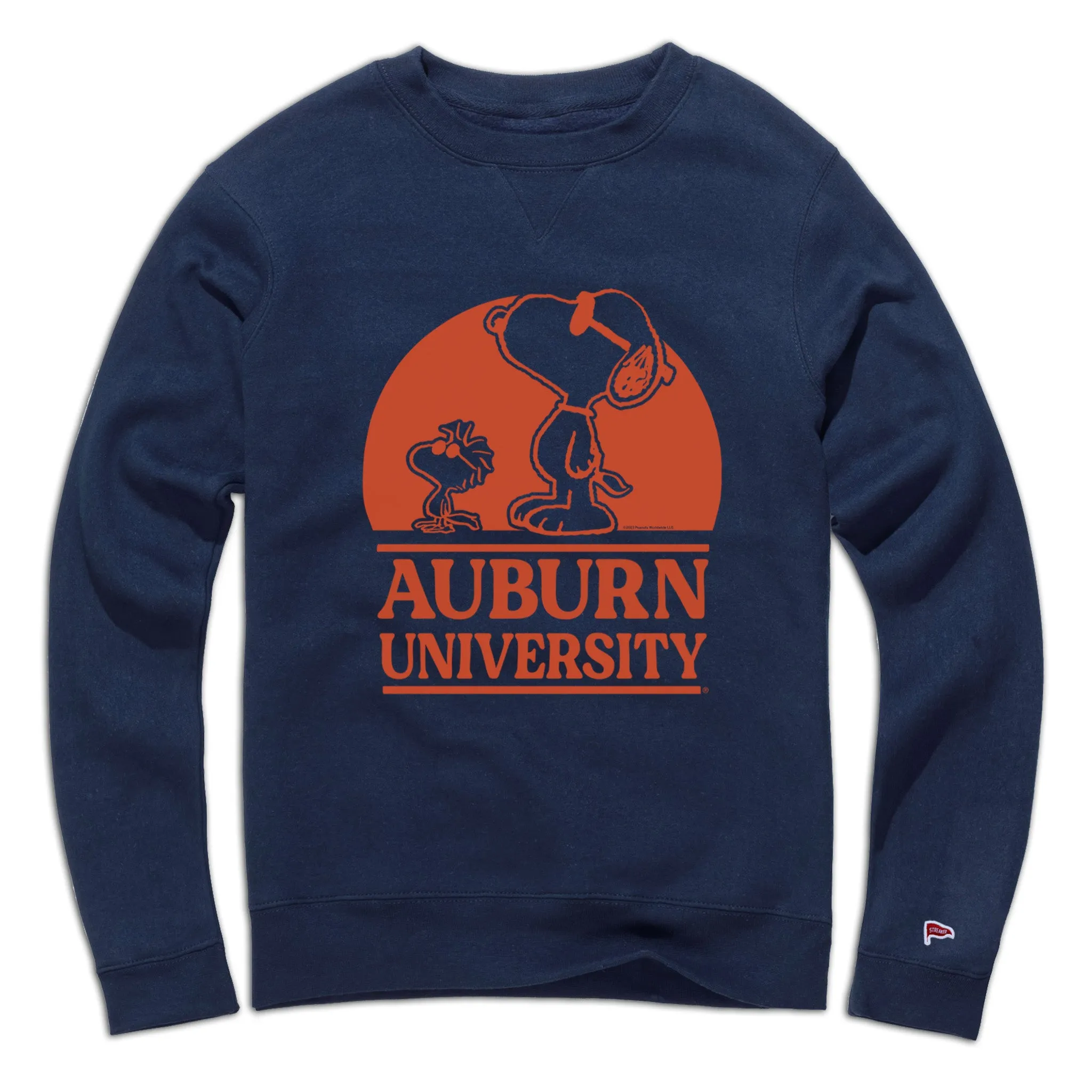 Peanuts x Auburn Sunny Days Crewneck sold by Streaker Sports