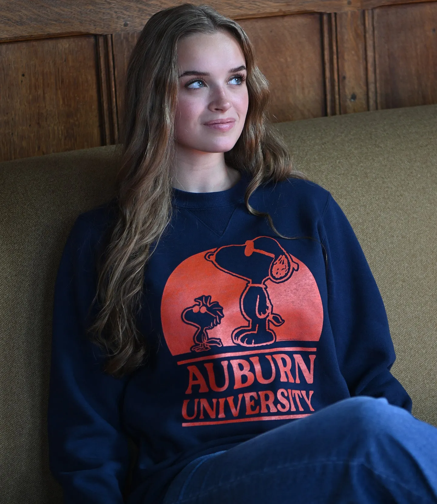 Peanuts x Auburn Sunny Days Crewneck sold by Streaker Sports product image thumbnail 2