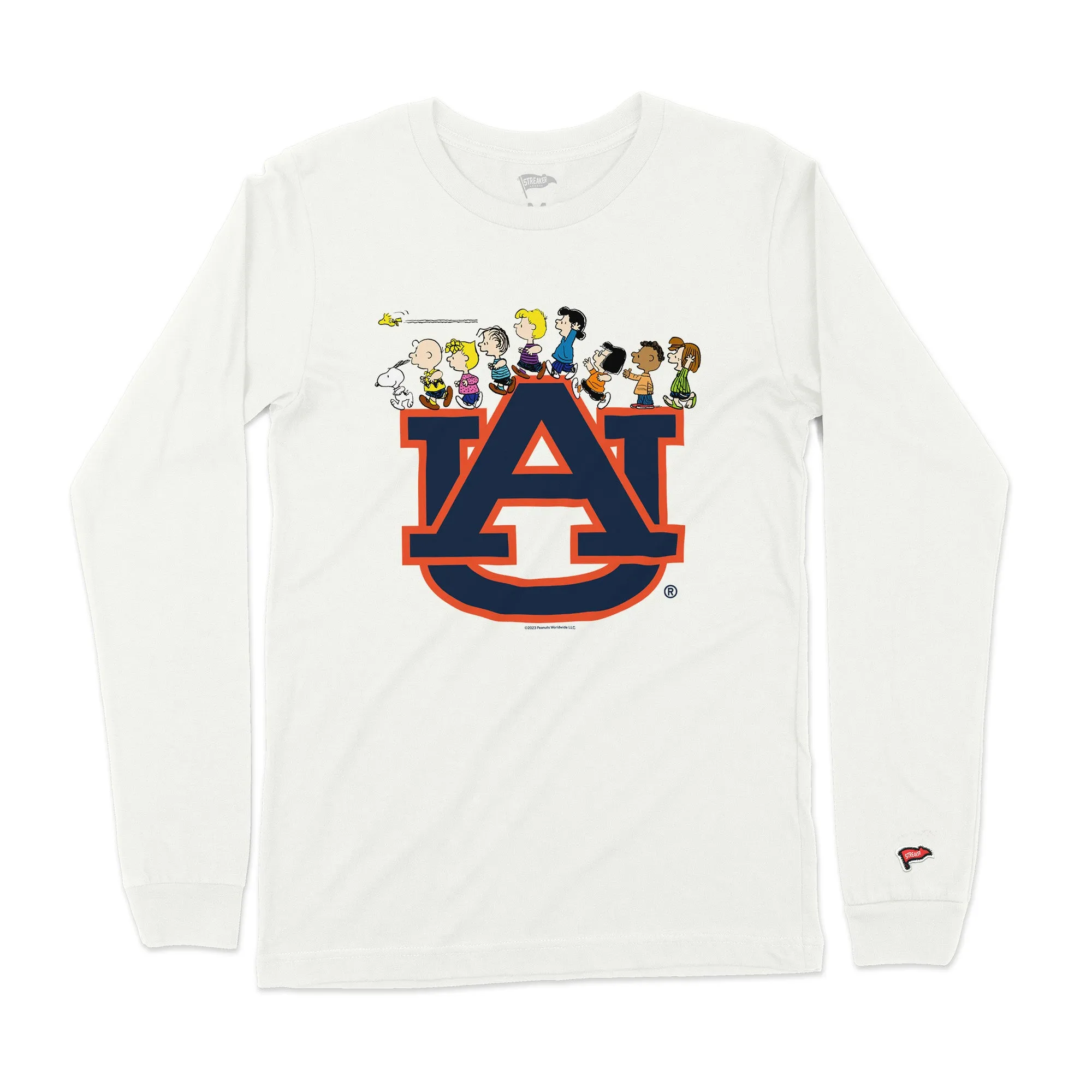 Peanuts x Auburn The Gang Long Sleeve sold by Streaker Sports