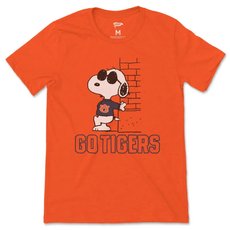 Peanuts x Auburn Joe Cool Tee sold by Streaker Sports