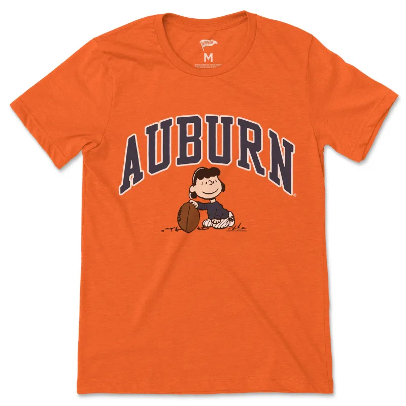 Peanuts x Auburn Lucy Football Tee sold by Streaker Sports