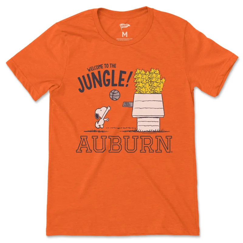 Peanuts x Auburn Welcome to the Jungle Tee sold by Streaker Sports