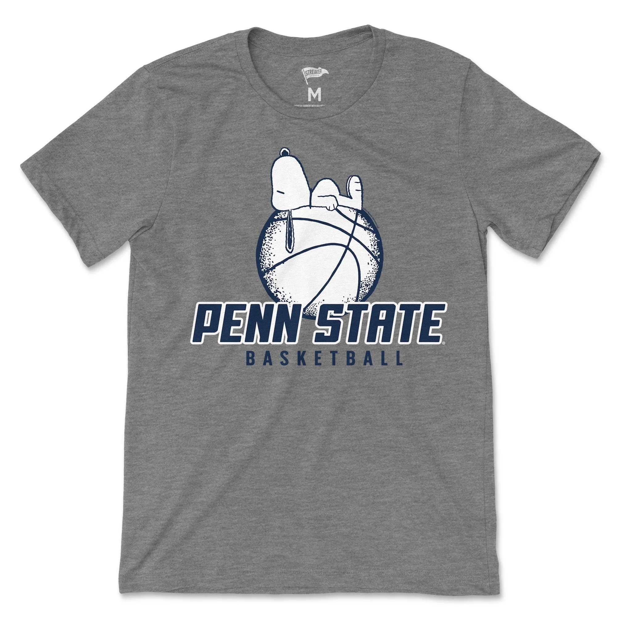 Peanuts x Penn State Basketball Tee sold by Streaker Sports