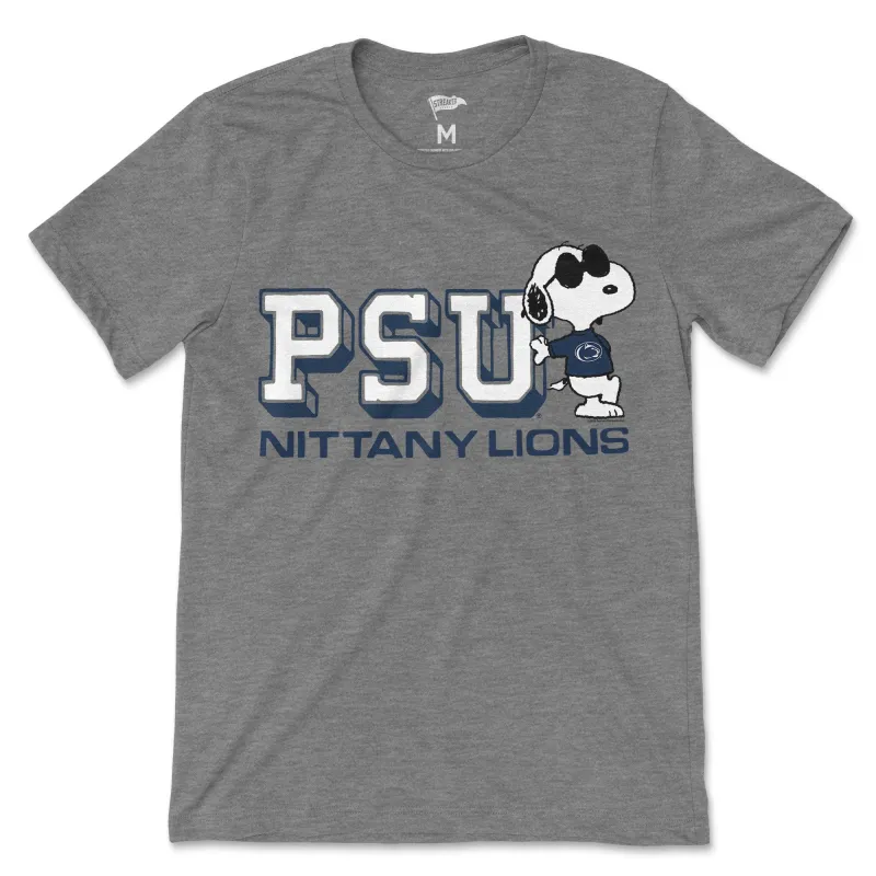 Peanuts x Penn State Joe Cool Tee sold by Streaker Sports