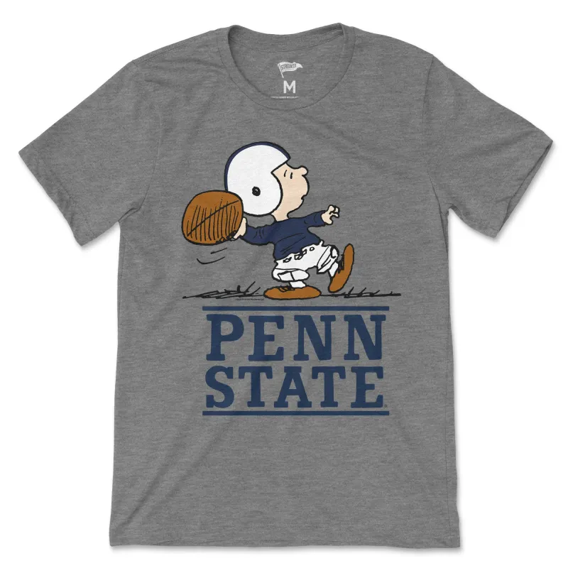 Peanuts x Penn State Quarterback Tee sold by Streaker Sports