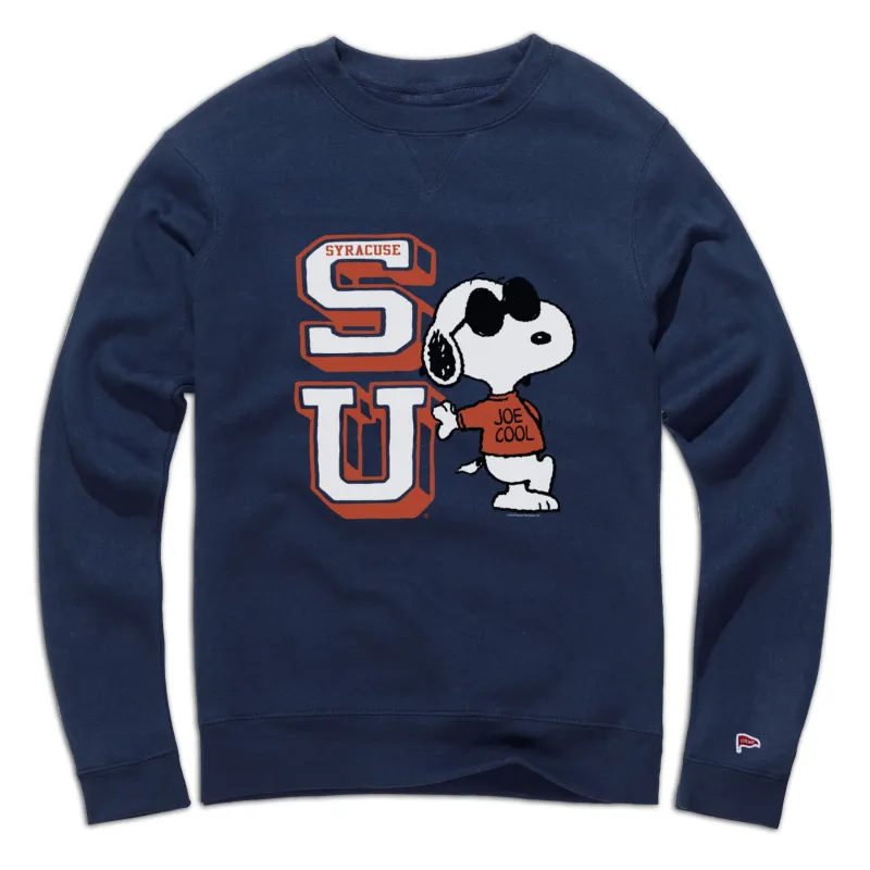 Peanuts x Syracuse Joe Cool Crewneck Sweatshirt sold by Streaker Sports