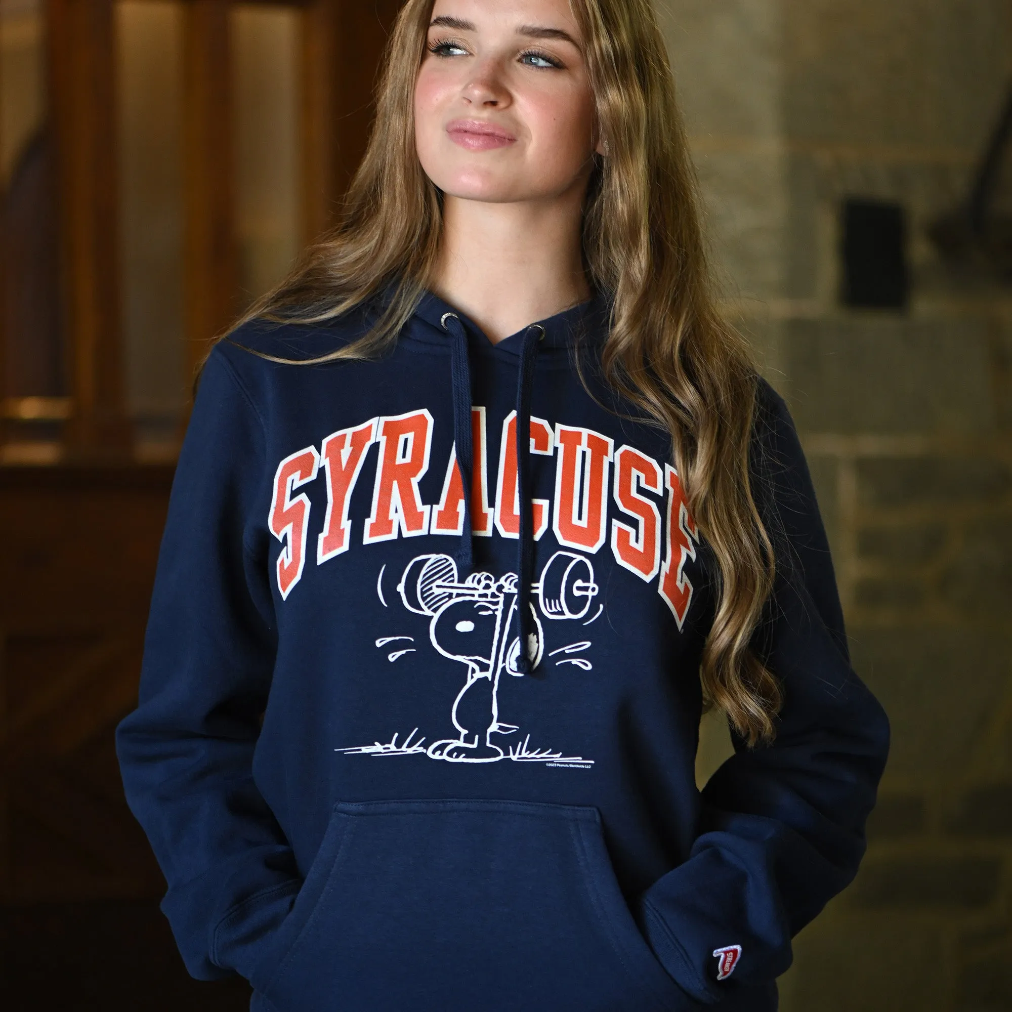Peanuts x Syracuse Athletics Hoodie sold by Streaker Sports product image thumbnail 2