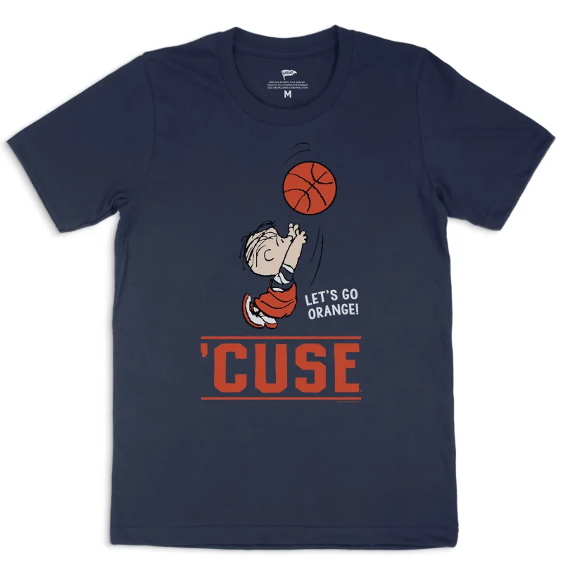 Peanuts x Syracuse Basketball Tee sold by Streaker Sports