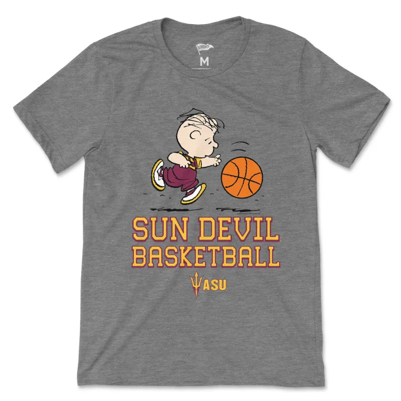 Peanuts x Arizona State Basketball Tee sold by Streaker Sports