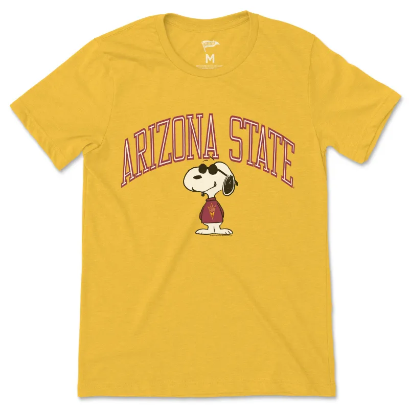 Peanuts x Arizona State Joe College Tee sold by Streaker Sports