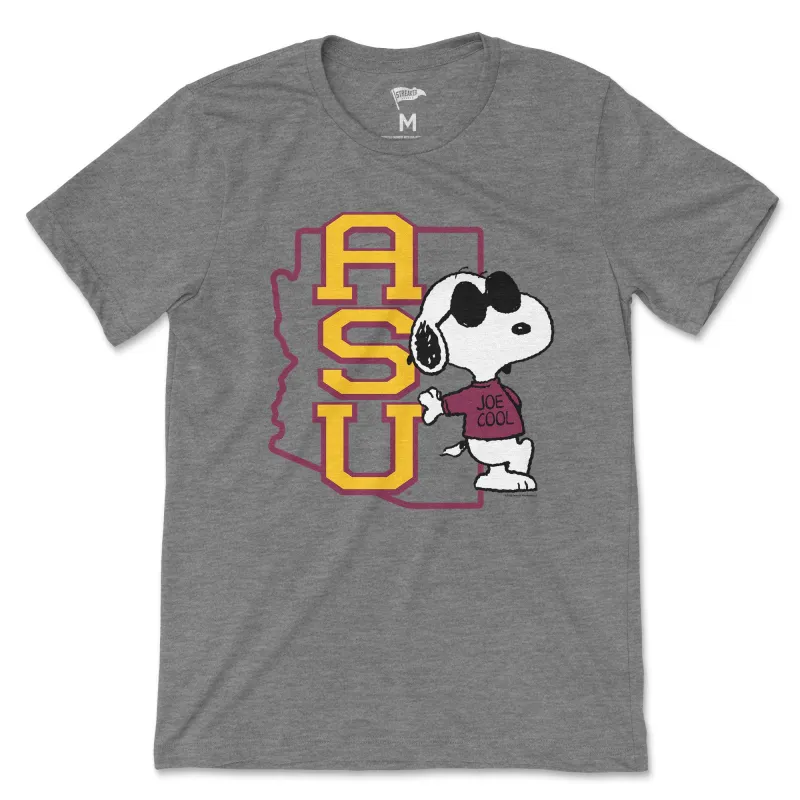 Peanuts x Arizona State Joe Cool Tee sold by Streaker Sports