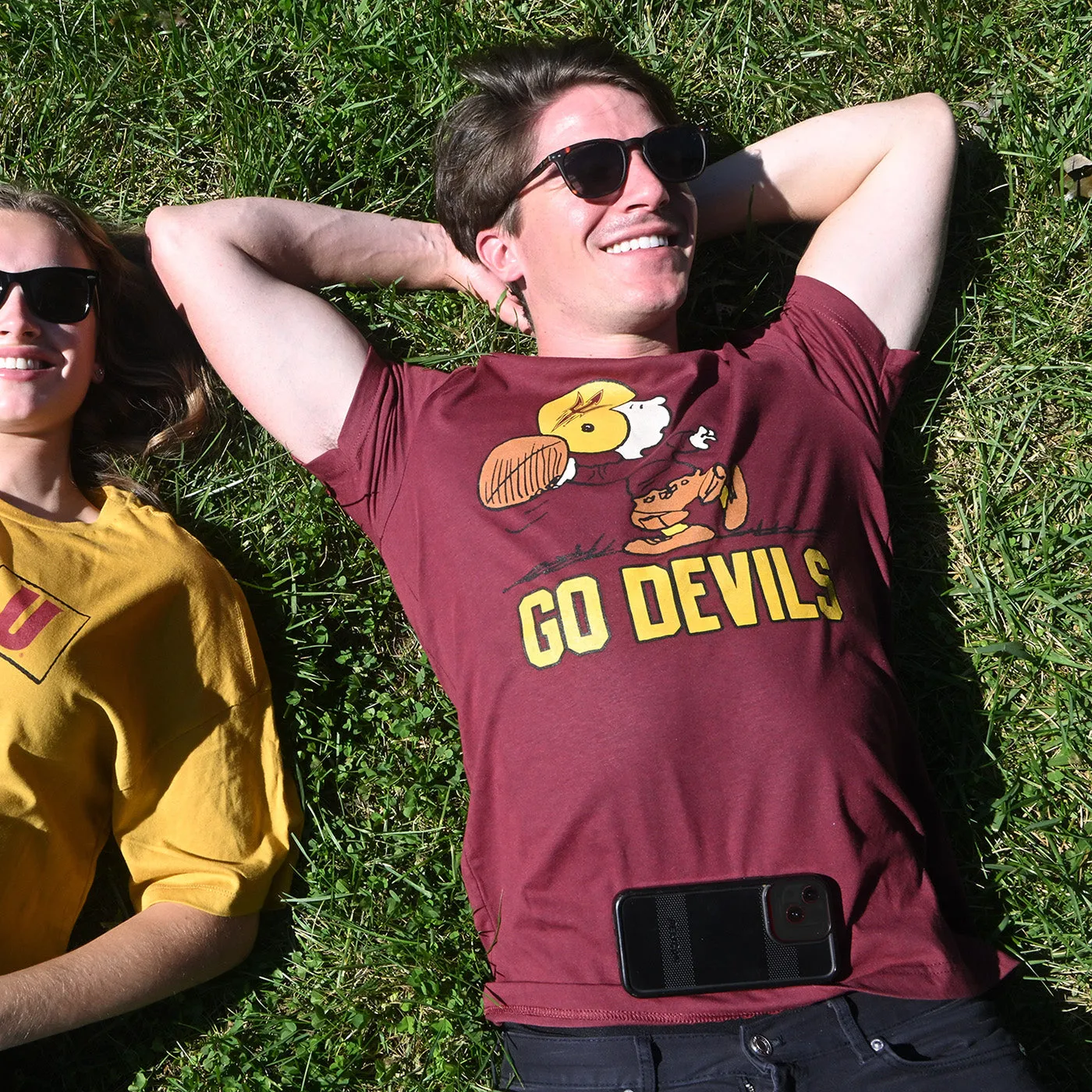Peanuts x Arizona State Quarterback Tee sold by Streaker Sports product image thumbnail 2